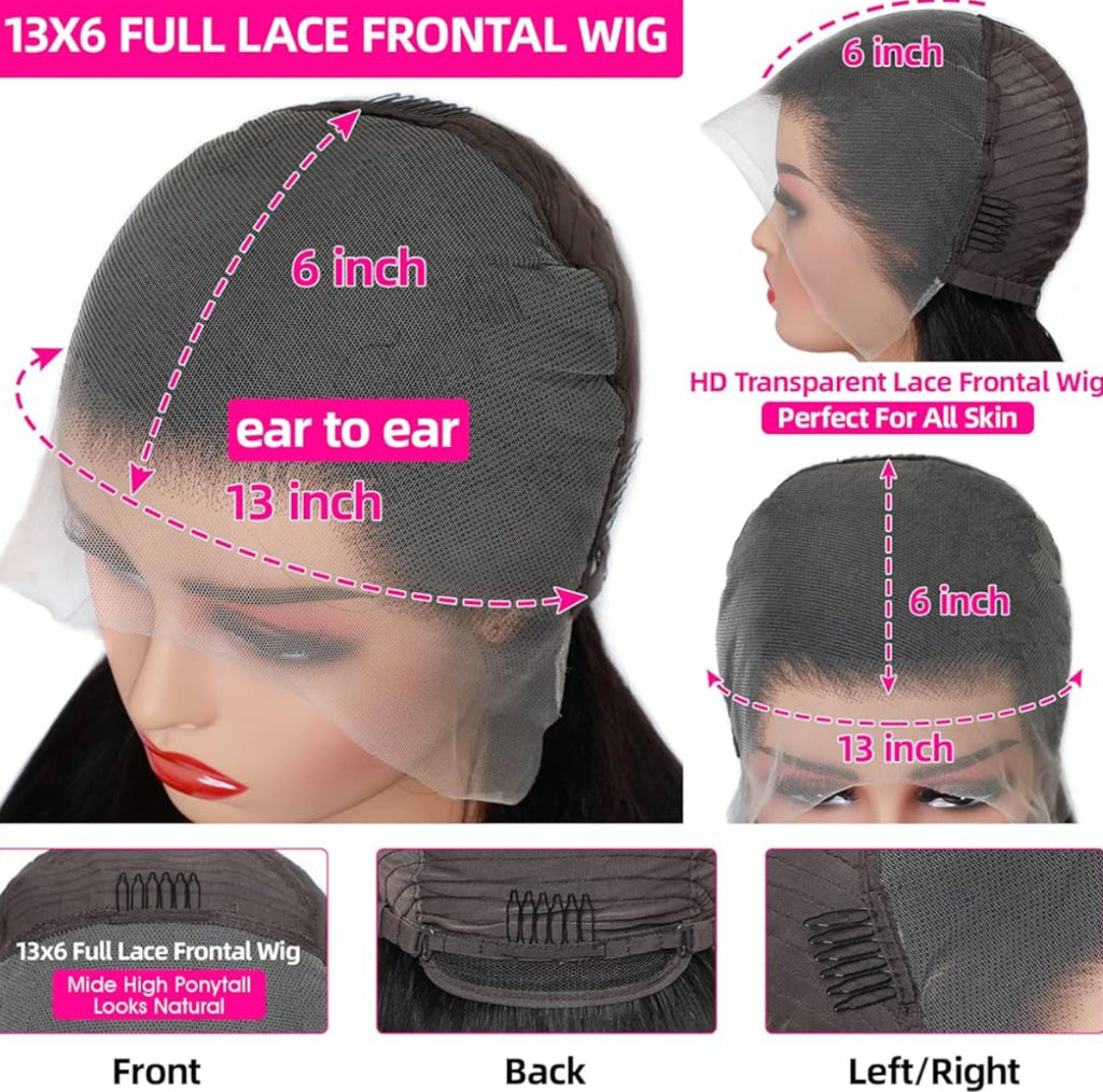 Brazilian Raw Burmese Curly Transparent Frontal Wig, 210% Density Raw Virgin Human Hair Wigs