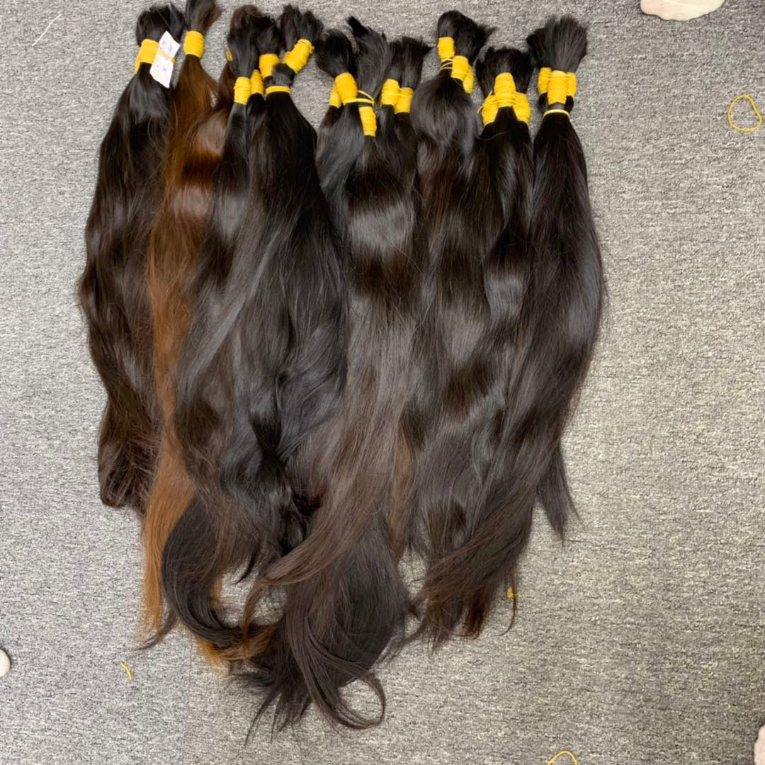 Raw Cambodian Bone Straight Human Hair Bundles