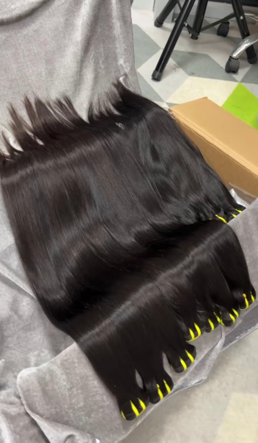 Raw Cambodian Bone Straight Human Hair Bundles