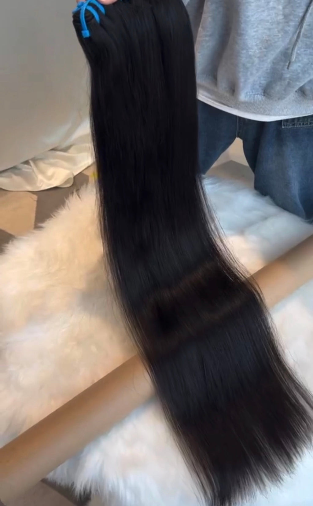 Raw Cambodian Bone Straight Human Hair Bundles