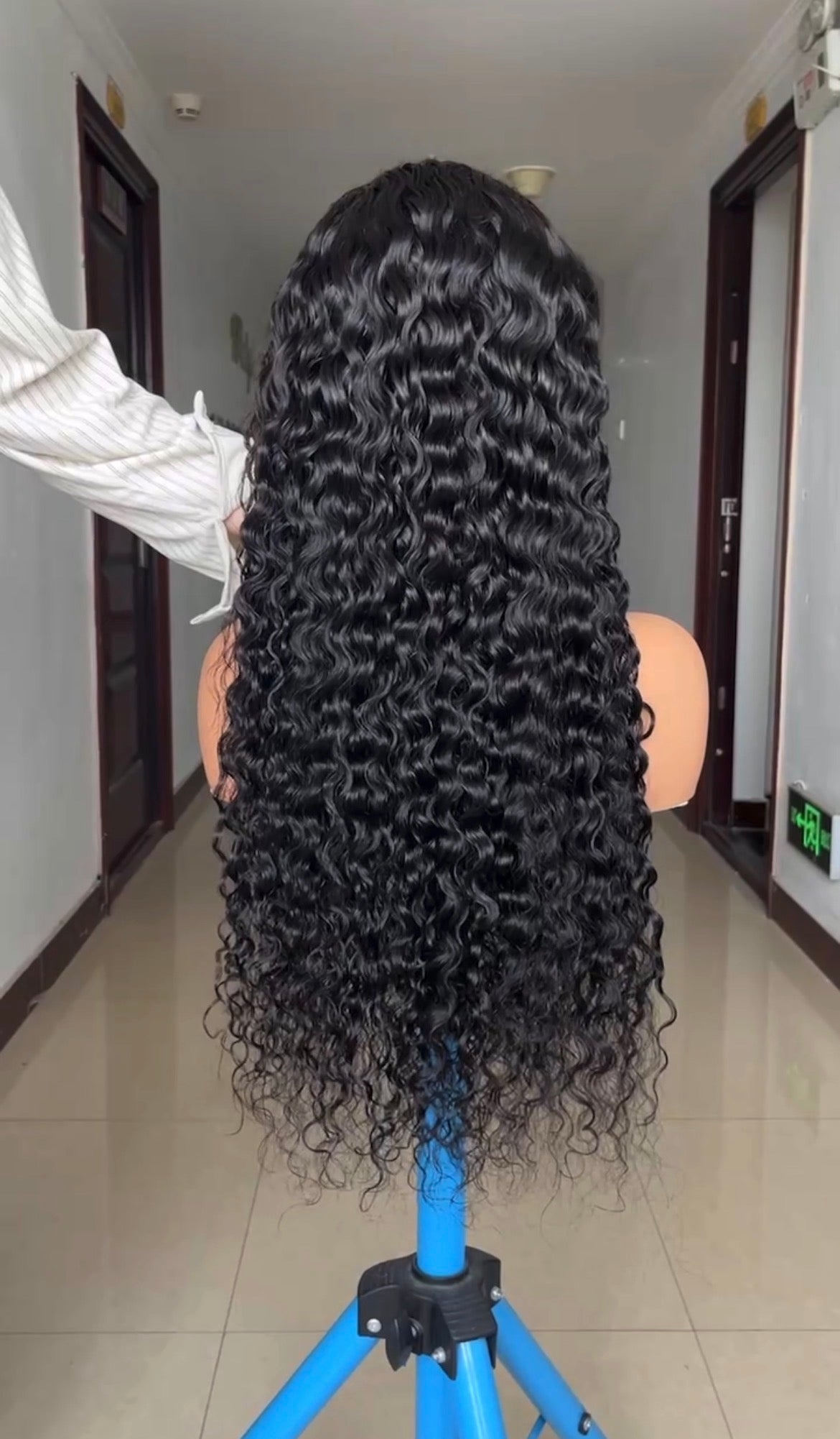 Water Wave Transparent Lace Front Wig Human Hair,Cuticle Aligned Indian Hair Lace Wigs