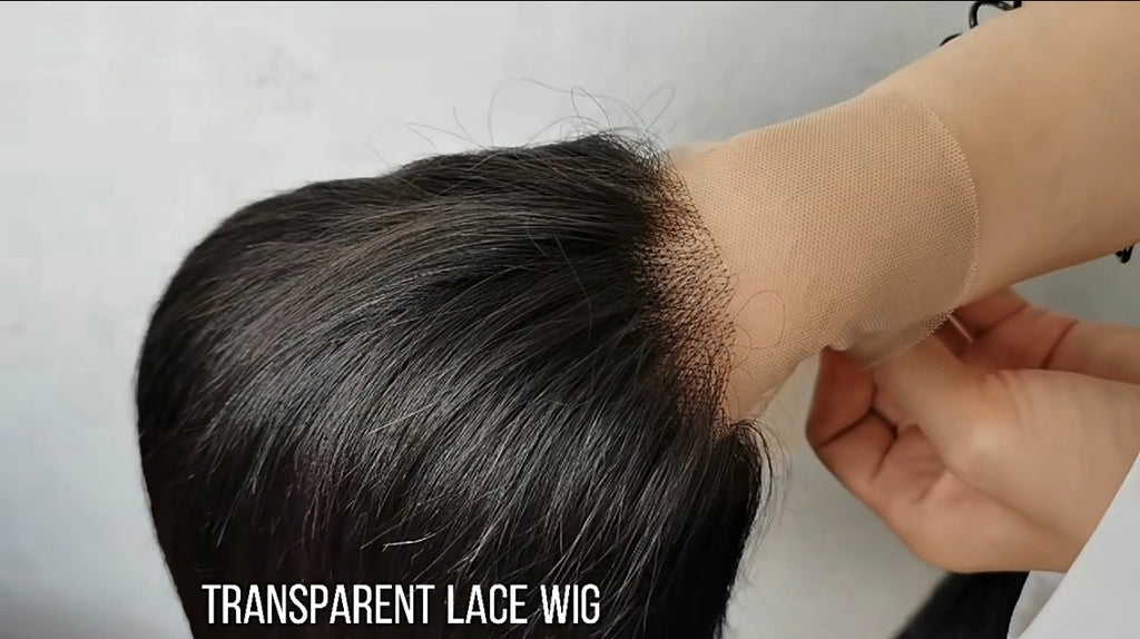 13x6 Straight Transparent Lace Front Wigs Virgin Raw Indian Human Hair Cuticle Aligned Preplucked